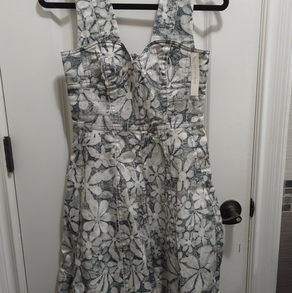 Marc Jacobs Floral Print Dress Size 2 NWT